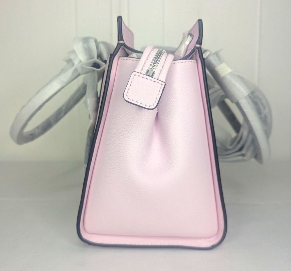 Kate Spade Cameron Grand Flora Pink Blue Flower Medium Satchel Purse NWT - Picture 2 of 10